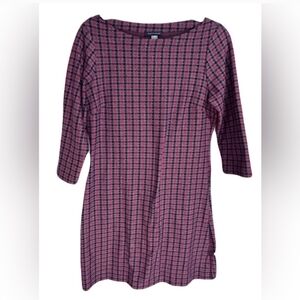 Tommy Hilfiger Red and Navy  Plaid Dress